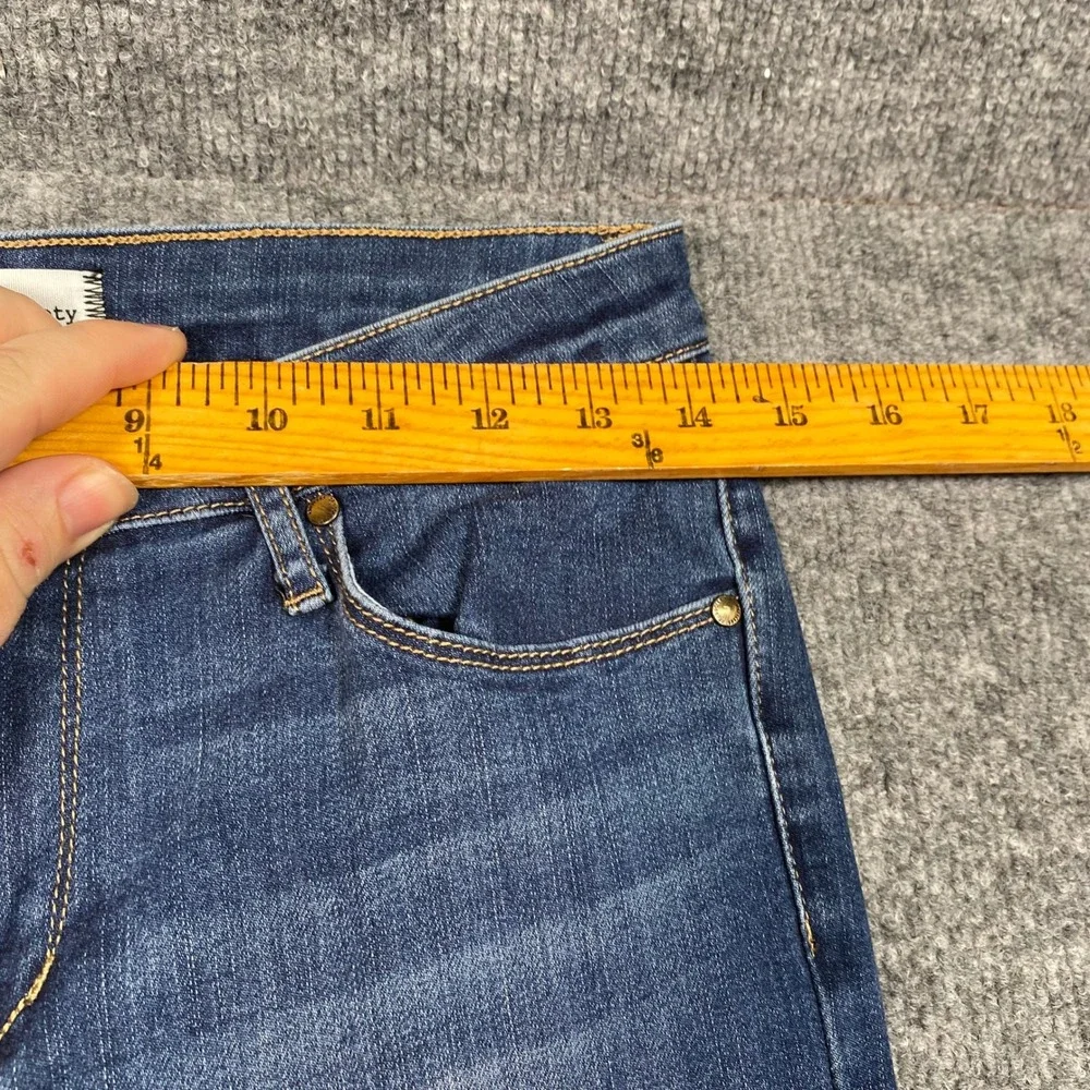 Articles of Society Avalon Flare Jeans Blue Mid Rise Denim 27 5055PLV-836 - Picture 3 of 11